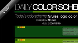 daily color schema